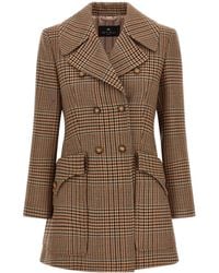 Etro - Prince Of Wales Coat - Lyst