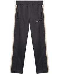 Palm Angels - Logo-Print Side-Stripe Track Pants - Lyst