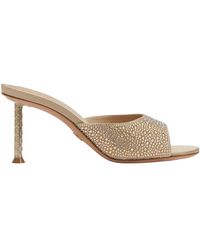 Dior - Or Icon Heeled Slide - Lyst
