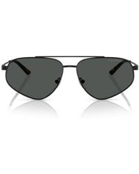 Emporio Armani - Pilot Frame Sunglasses - Lyst