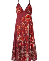 Johanna Ortiz - Floral-Print Stretch-Jersey Maxi Dress - Lyst