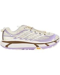 Hoka One One - Round Toe Lace-Up Sneakers - Lyst
