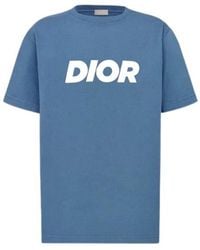 Dior - Homme Logo Printed Crewneck T-Shirt - Lyst