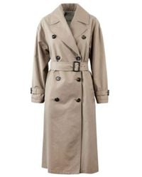 Max Mara - The Cube Fiorito Double-Breasted Belted Coat - Lyst