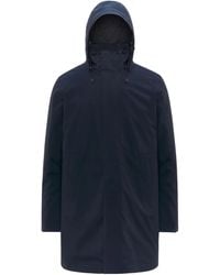 K-Way - Thomal Bonded Padded 3/4 Length Winter Jacket - Lyst