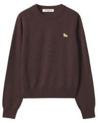 Maison Kitsuné - Maison Kitsuné Baby Fox Merino Sweater - Lyst