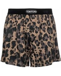 Tom Ford - Leopard Printed Boxer Shorts - Lyst