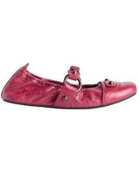 Balenciaga - Buckle Detailed Flat Shoes - Lyst