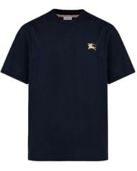Burberry - Ekd Embroidered Crewneck T-Shirt - Lyst