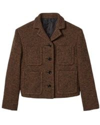Gucci - Wool-Blend Tweed Jacket - Lyst