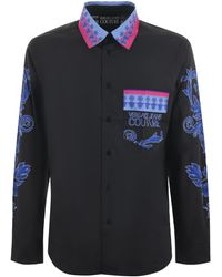 Versace Jeans Couture - Couture Pattern-Printed Button-Up Shirt - Lyst