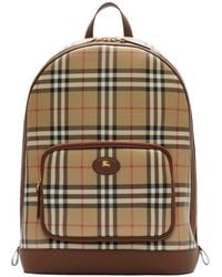 Burberry - Check Zip-Around Backpack - Lyst