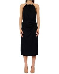 Liu Jo - Embellished Sleeveless Midi Dress - Lyst