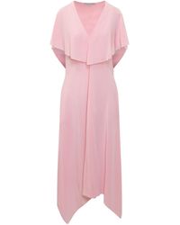 Stella McCartney - Draped V-Neck Dress - Lyst