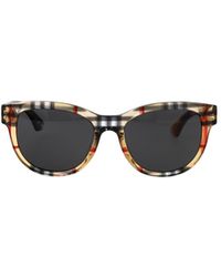 Burberry - Eyewear Round Frame Sunglasses - Lyst
