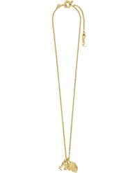 Saint Laurent - Le Cassandre Flower Necklace - Lyst