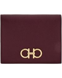Ferragamo - Gancini Compact Wallet - Lyst