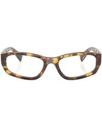 Miu Miu - Eyewear Geometric Frame Glasses - Lyst