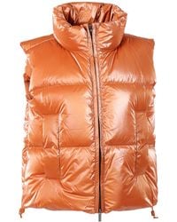 K-Way - Thille Thermo Pearly Zip-Up Puffed Gilet - Lyst