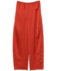Nanushka - Zoela Elastic Waist Barrel Leg Trousers - Lyst