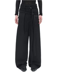 Ann Demeulemeester - Belt Loop Casual Pants - Lyst