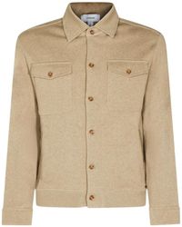Lardini - Button-Front Knitted Jacket - Lyst
