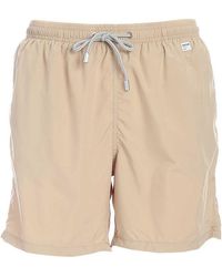 MC2 Saint Barth - Logo-Patch Drawstring Swim Shorts - Lyst