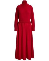 Polo Ralph Lauren - Knitted High Neck Dress - Lyst