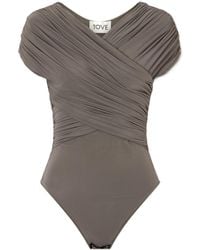 TOVE - Sidney Jersey-Crepe Bodysuit - Lyst