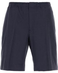 ZEGNA - Oasi Lino Drawstring Shorts - Lyst