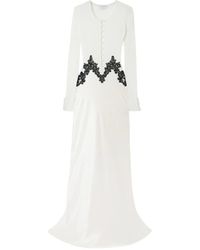 Gabriela Hearst - Kerry Lace Trimmed Dress - Lyst