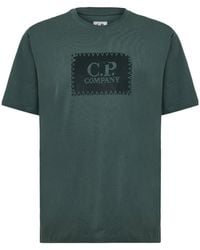 C.P. Company - Logo Crew Neck T-Shirt - Lyst
