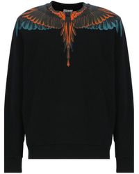 Marcelo Burlon - County Of Milan Wings Printed Crewneck Sweatshirt - Lyst