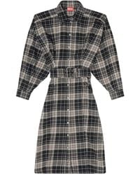 DIESEL - Midi Dress - Lyst