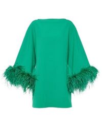 Safiyaa - Arama Feather-Trimmed Minidress - Lyst