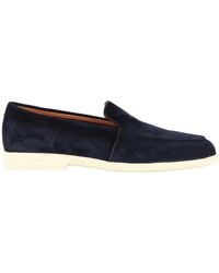 Santoni - Malibu Almond Toe Loafers - Lyst