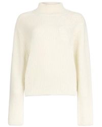 Liu Jo - Knitted High-Neck Jumper - Lyst