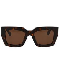 Bottega Veneta - Eyewear Geometric Frame Sunglasses - Lyst