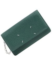 Maison Margiela - Chain Strap Leather Wallet - Lyst