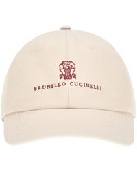 Brunello Cucinelli - Logo Hat - Lyst