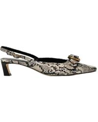 MICHAEL Michael Kors - Jaden Embossed Slingback Pumps - Lyst