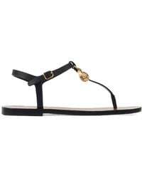 Chloé - Chloé Charms Buckled Ankle Strap Sandals - Lyst