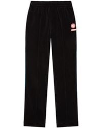 CASABLANCA - Side-Stripe Velour Track Pants - Lyst