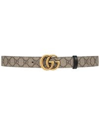 Gucci - Reversible Gg Monogram Buckle Belt - Lyst