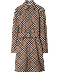 Burberry - Shirt Dresses - Lyst