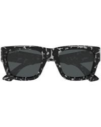Gucci - Eyewear Rectangular Frame Sunglasses - Lyst