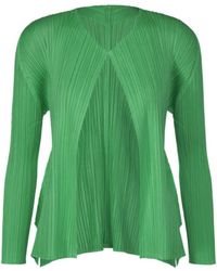 Pleats Please Issey Miyake - Pleats Please Issey Miyake Pleated Knit Top - Lyst