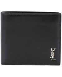 Saint Laurent - Tiny Monogram East/West Wallet - Lyst