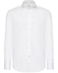 Brunello Cucinelli - Long-Sleeved Shirt - Lyst