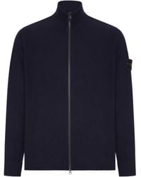 Stone Island - Zip-Up Cardigan - Lyst